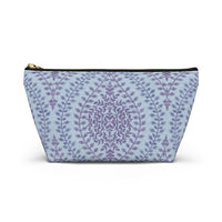 Mumbai Lace Accessory Pouch w T-bottom in Purple